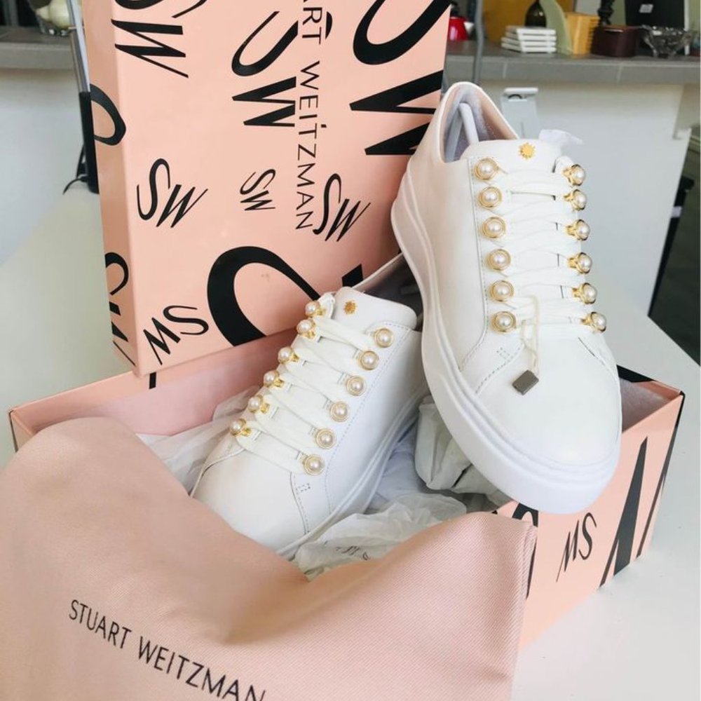 White Stuart Wetizman Sneakers